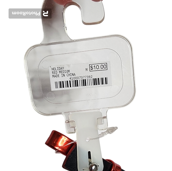 Charming Charlie Ruby Red Bow Present Christmas Holiday Candy Apple December - Picture 5 of 10